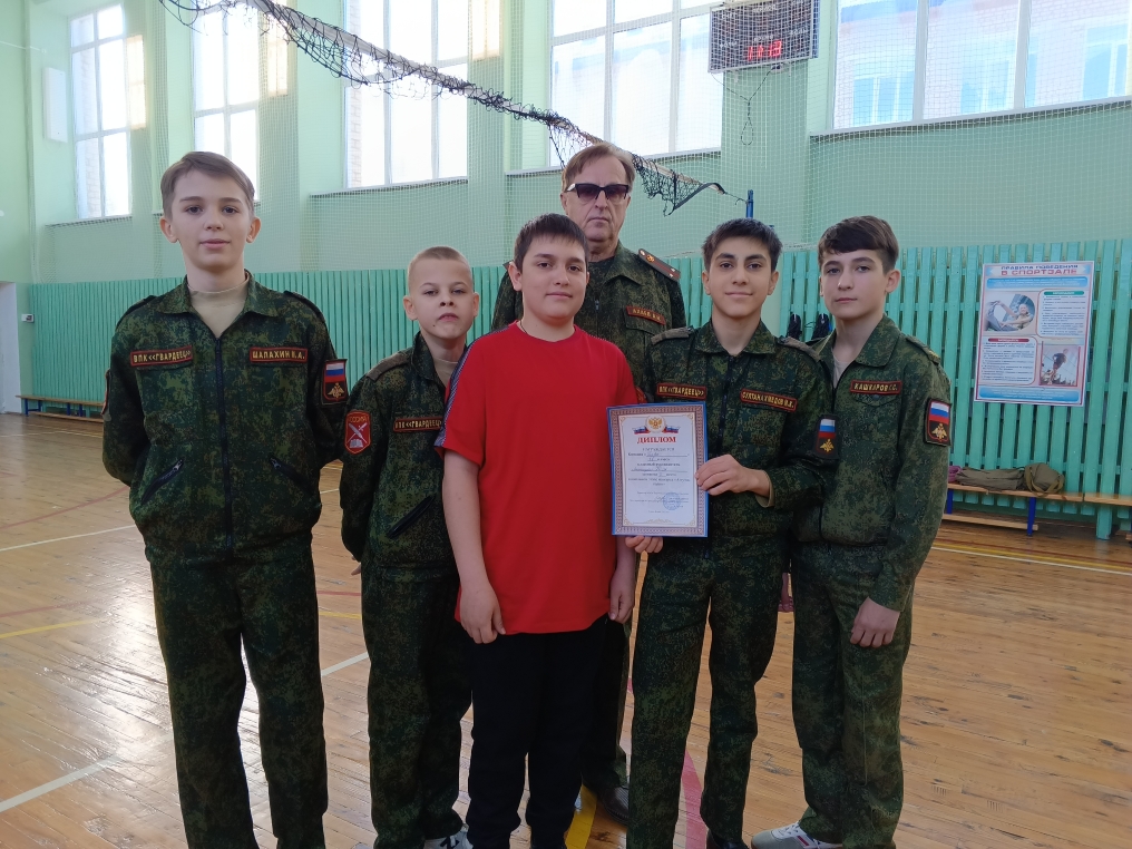 Парни гимназии - будущие защитники!.