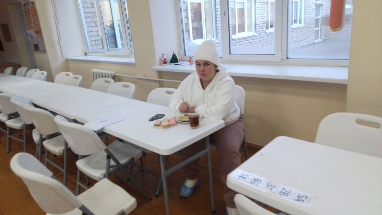 Проверка столовой в декабре.